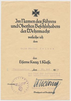 ALBERT KESSELRING. (1885 - 1960) Field Marshal in the Luftwaffe and at Nuremburg was tried for 