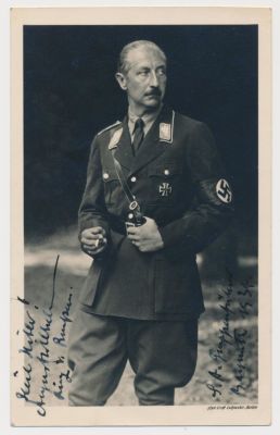 AUGUST WILHELM OF PRUSSIA. (1887 - 1949) Fourth son of Kaiser Wilhelm II; against his father's 