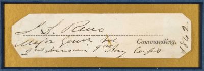 JESSE LEE RENO. (1823 - 1862) Union major general who commanded a brigade under Burnside in the 