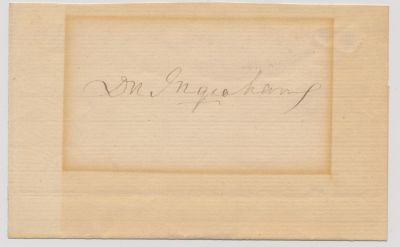 DUNCAN N. INGRAHAM. (1802 - 1887) Confederate Navy Commodore who served as Chief of Ordnance 