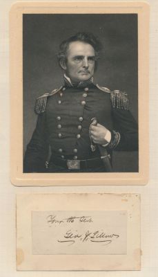 GIDEON J. PILLOW. (1806 - 1878) Confederate major general, who fought at Belmont and was 