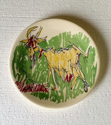 מרסל ינקו. צלחת 30&times;30 סמ"