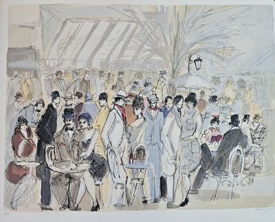 יצחק מימון. ליטוגרפיה מיוחדת חתומה 80&times;60 סמ"