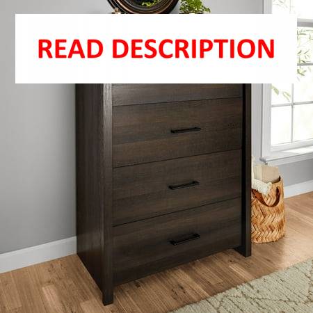 Lot 188 - MAINSTAYS HILLSIDE 4-DRAWER DRESSER, ESPRESSO FINI | Allens Auctions Lot 188 - MAINSTAYS HILLSIDE 4-DRAWER DRESSER, ESPRESSO FINI | Allens Auctions