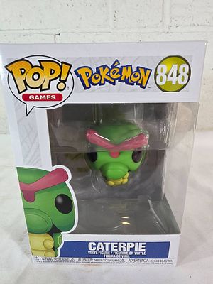 Funko Pop Pokemon Caterpie #848 Vinyl Figure. Funko Pop Pokemon Caterpie #848 vinyl figure from