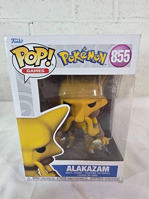 Funko Pop Games Pokemon Alakazam #855. Funko Pop Games Alakazam vinyl figure, item #855 in the