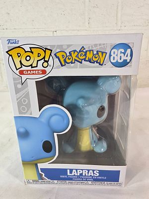 Funko Pop Pokémon Lapras Vinyl Figure #864. Funko Pop Pokémon Lapras vinyl figure, number 864