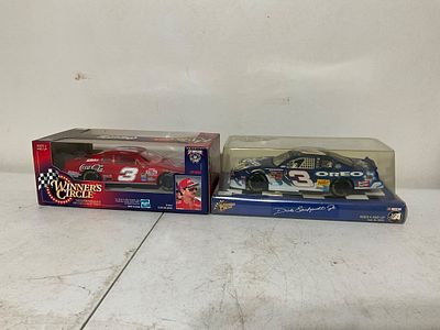 2Â Diecast NASCAR Cars. Two Winnerâ€™s Circle 1:24 scale diecast NASCAR collectible cars in 