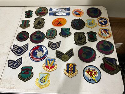MilitaryÂ Patches and Insignia. Embroidered military unit patches and insignia, including 