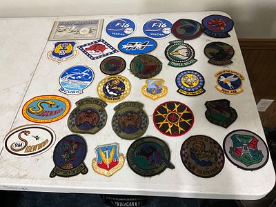 U.S. Military Patches. Embroidered U.S. military patches, featuring designs and insignias 