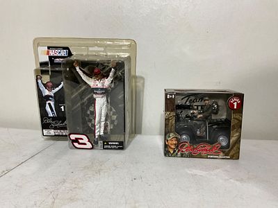 Dale EarnhardtÂ FigurinesÂ. Two Dale Earnhardt collectible items. Includes a â€˜Series 1â€™ 