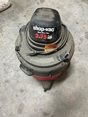Shop-Vac Wet/Dry Vacuum, Model 5275, 10 Gallon. Shop-Vac brand wet/dry vacuum, Model 5275, with 
