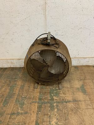 Westinghouse Industrial Fan Heater. Westinghouse industrial fan heater with a metal housing 