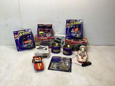 12 Collectible Toys and Memorabilia. Bundle of 12 collectible items, including "Camel Powered" 
