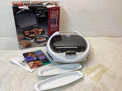 George Foreman Lean Mean Grilling Machine. George Foreman's Lean Mean Fat-Reducing Grilling 