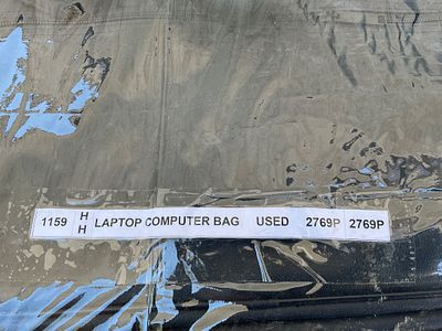 Black Laptop Computer Bag. Black laptop computer bag with multiple zippered compartments. 