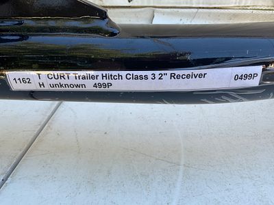 Curt Trailer Hitch Class 3 with 2-Inch Receiver. Curt trailer hitch featuring a Class 3 rating 