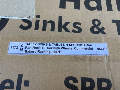 Hally Sinks & Tables SPR-10KD Bun Pan Rack. Hally Sinks & Tables SPR-10KD 10-tier bun pan rack 