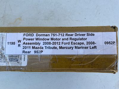 Ford Dorman 751-712 Rear Power Window Assembly. Dorman 751-712 rear driver-side power window 