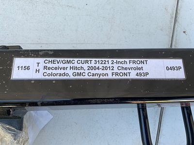 Curt 31221 Front Receiver Hitch for Chevy/GMC. Curt 31221 front-mounted receiver hitch designed 