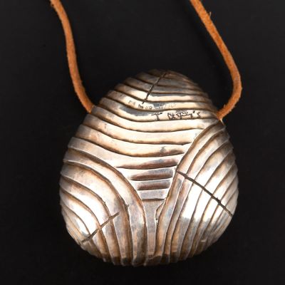 1925-2019 PANAYIOTIS TAKIS interior space, silver pendant. A design element made of silver, the 