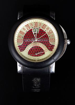 Gerald Genta Stainless Steel Automatic Watch. 48 mm case diameter automatic Swiss made movement 