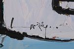 Leo Ray (leo ray b. 1950) A scene with a dog. Paint on canvas, signed 
Dimensions: 30-50 cmImage - 1