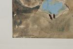 Mordechai Lebanon (1901-1968) A city on a hill. A large painting depicting an ancient city on Image - 2