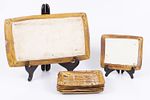 Israeli ceramics, six plates and a central tray designed by Nehemia Azaz. A rectangular Image - 1