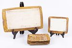 Israeli ceramics, six plates and a central tray designed by Nehemia Azaz. A rectangular Image - 6