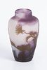 Galle - French Double Layered Cameo Glass Vase in a Model of Flower Stems, circa 1910. Galle Image - 4