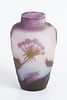 Galle - French Double Layered Cameo Glass Vase in a Model of Flower Stems, circa 1910. Galle Image - 5