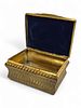 Antique tobacco box made of brass combined with tortoise shell, 18th century. The upper part is Image - 3