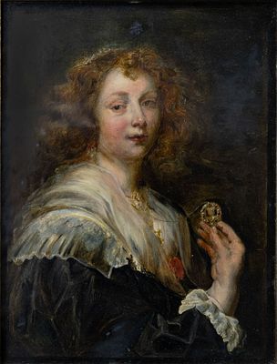 After Jacob Jordaens (1593-1678), Flemish School, 18th Century, Portrait of Elisabeth Jordaens 
