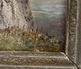 James Vivien de Fleury (1847-1902) A View from a Cliff. Oil on canvas 
1860 
Signed and dated Image - 2