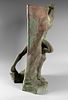 Barbara Falender (b. 1947), From the Cycle Ganymede. Bronze sculpture with red and green patina Image - 2