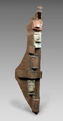 Assi Meshullam (b. 1975), Untitled. Iron bricolage 
Height: 95 cm 
Provenance: Purchased 
