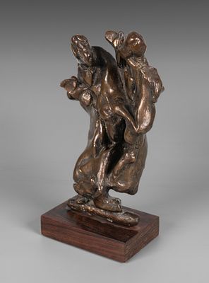 Gualtiero Busato (1941-2025), A Pair. Bronze sculpture 
Signed (on base). 
Height: 24 cm 
Notes: 