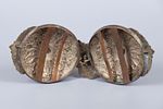 A Large Ottoman White Metal or low grade silver Buckle, Ottoman Empire, 19th Century. Circular Image - 1