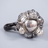 A Fine Silver Cream Jug, Austria, Alt Wien, 1850. Raised on four palmette shaped feet, the Image - 2