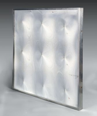 Victor Bonato (1934-2019), BC-KK-69. Mixed media (Glass-mirror deformation) 
December 1969 