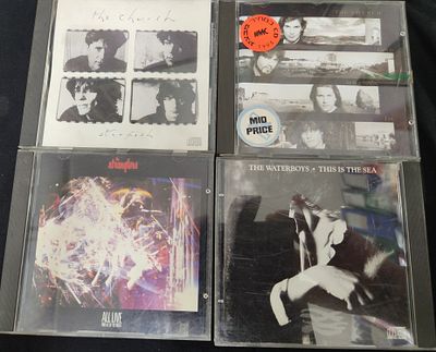 לוט 4 תקליטורים של מוסיקת רוק אלטרנטיבי, החונקים - אוסף להיטים, 2 של THE CHURCH והלהקה הסקוטית 