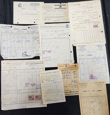 לוט 10 חשבונות אירוח של בתי מלון: מלון דוד נהריה, בית מרגוע והארחה נווה ים, מלון השרון הרצליה 