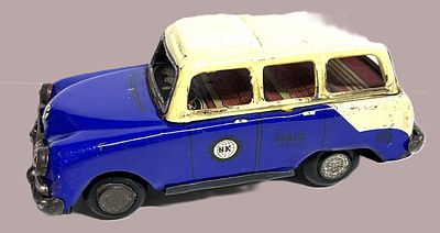 וינטאג שנות ה - 60 - מכונית , צעצוע פח מדגם NE-KUR Servis / Pikap Oto . 