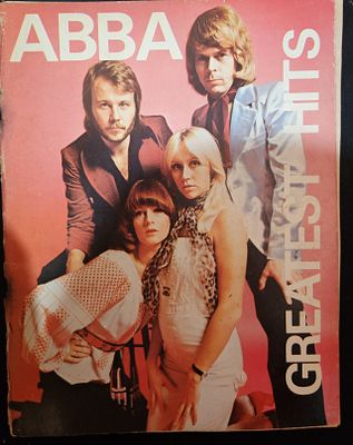 להקת ABBA, שירים תווי נגינה וצילומים, 1976, כריכה מנותקת חלקית