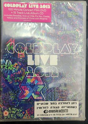 תקליטור DVD הופעה של COLD PLAY בשנת 2012