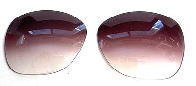 זוג עדשות למשקפי שמש BVLGARI דגם K-8134. מתאים גם ך B-8023 , B-8022. מידות 6X5 