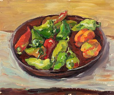 Zdravko Aleksiev (1934 - 1981). Still Life, oil on cardboard, 50x60 cm