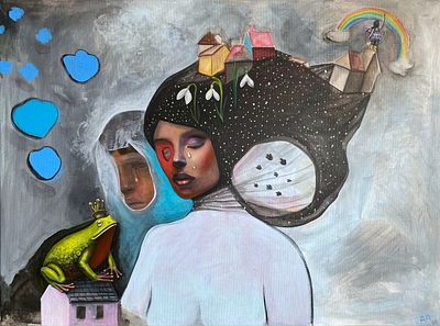 Diana Dimitrova (b. 1990). The Prince, 2026, acrylic on canvas, 60x80 cm