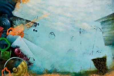 Atanas Khranov (b. 1961). Composition, acrylic on board, 40х60 cmSigned